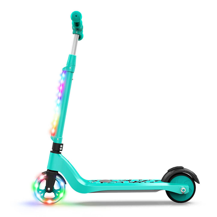 SISIGAD Electric Scooter | E-Scooter-US | scooter electrico-SISIGAD 531 Electric Scooter for Kids, Kick Scooter with 6km/H Speed & 7.5 Km Range, 2h Charging Time, Colorful Rainbow Lights E-Scooter for Teens - SISIGAD