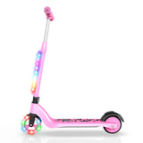 SISIGAD Electric Scooter | E-Scooter-US | scooter electrico-SISIGAD 531 Electric Scooter for Kids, Kick Scooter with 6km/H Speed & 7.5 Km Range, 2h Charging Time, Colorful Rainbow Lights E-Scooter for Teens - SISIGAD