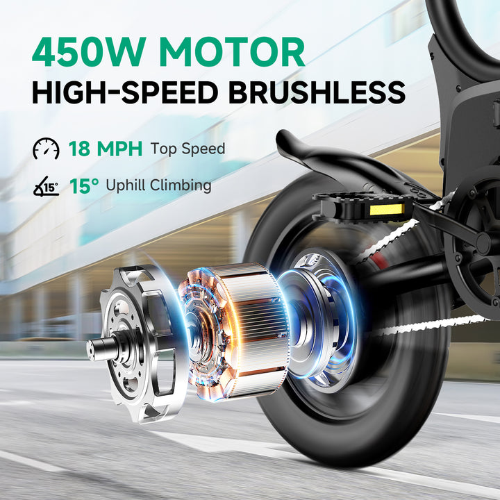 14" Lynx Plus Folding Electric Bike for Kids - SISIGAD