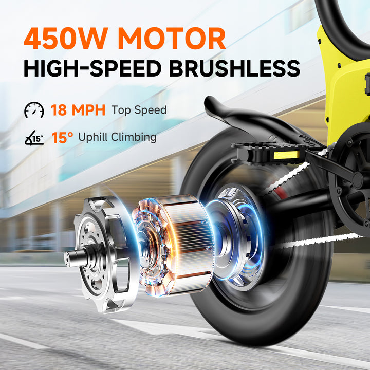 14" Lynx Plus Folding Electric Bike for Kids - SISIGAD