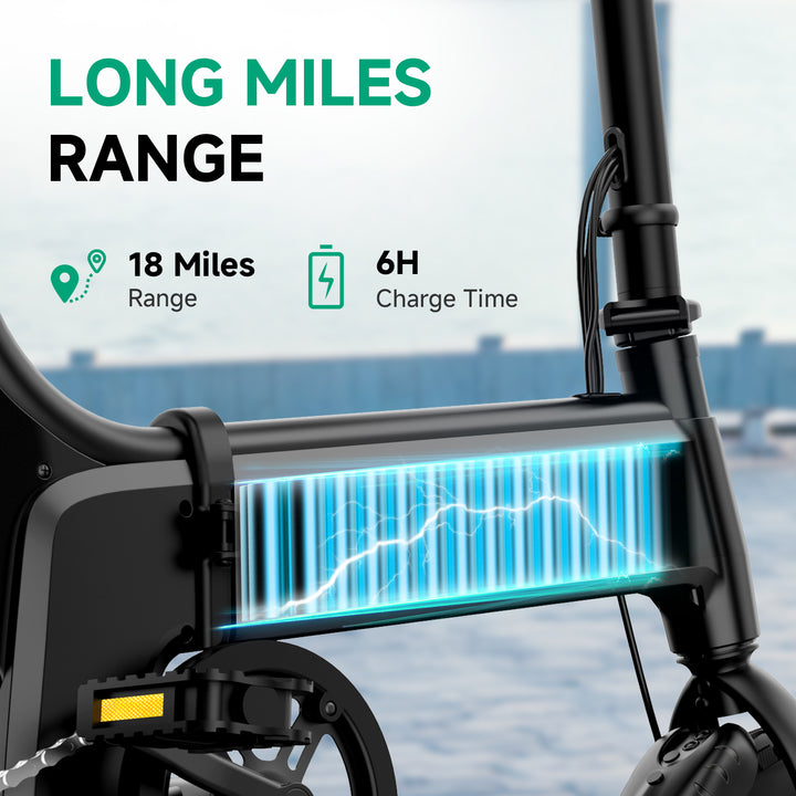 14" Lynx Plus Folding Electric Bike for Kids - SISIGAD