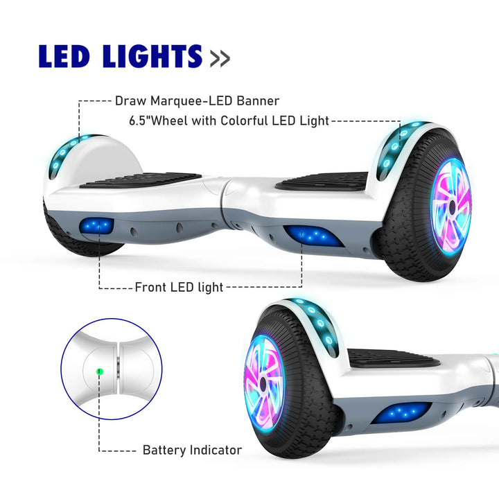 bluetooth hoverboard|what is a hoverboard|Sisigad-SISIGAD A12 6.5" Hoverboard with Bluetooth