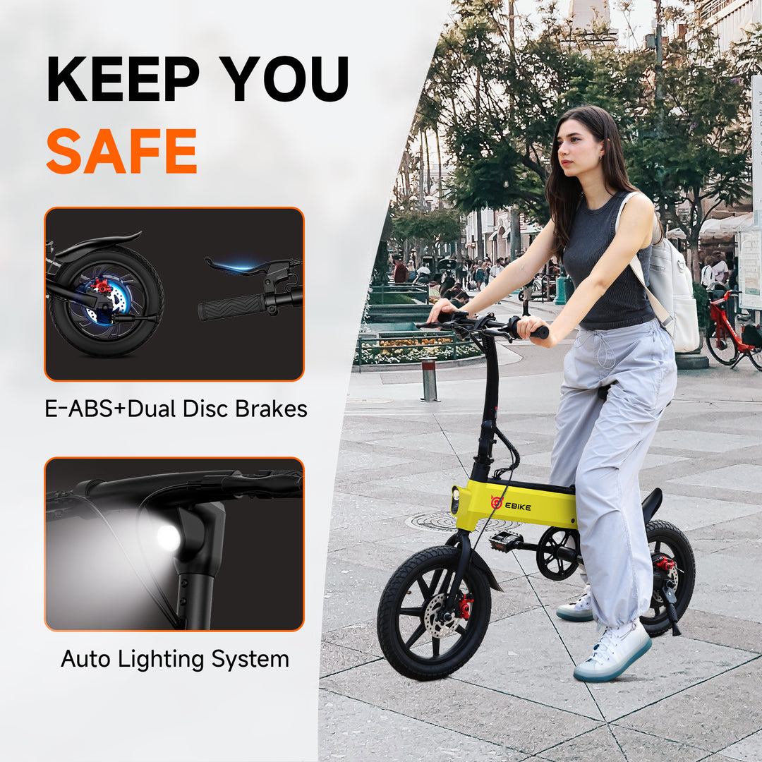 14" Lynx Plus Folding Electric Bike for Kids - SISIGAD