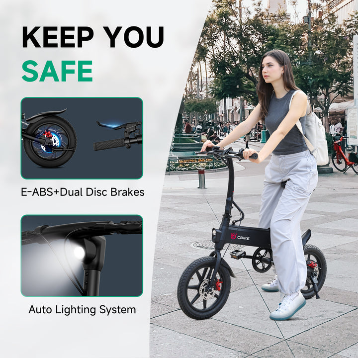 14" Lynx Plus Folding Electric Bike for Kids - SISIGAD