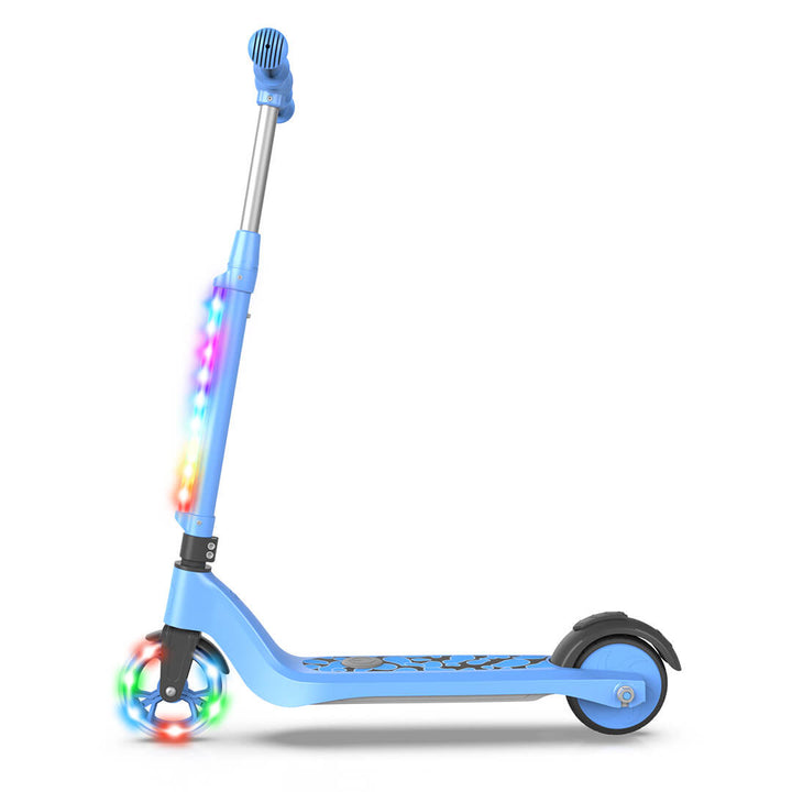 SISIGAD Electric Scooter | E-Scooter-US | scooter electrico-SISIGAD 531 Electric Scooter for Kids, Kick Scooter with 6km/H Speed & 7.5 Km Range, 2h Charging Time, Colorful Rainbow Lights E-Scooter for Teens - SISIGAD