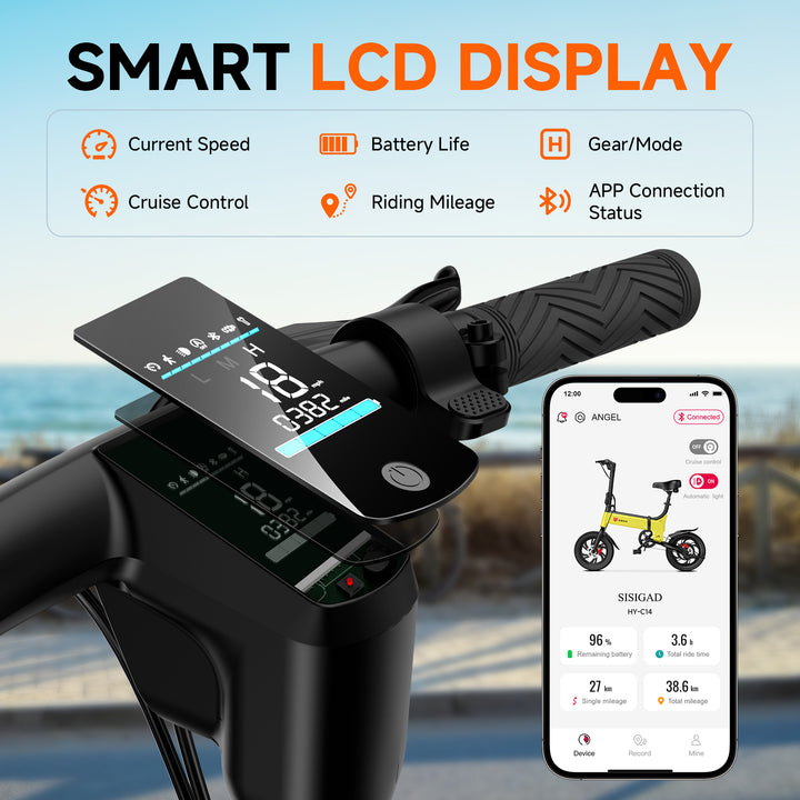 14" Lynx Plus Folding Electric Bike for Kids - SISIGAD