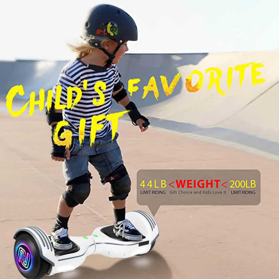 Hoverboard para niños Segway Hoverboard auto equilibrio Scooter con altavoz  Bluetooth
