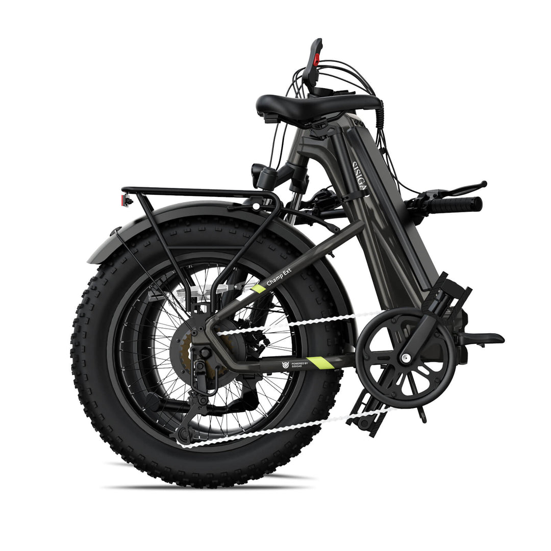 SISIGAD 20" Champ Ext Fat Tire Folding Electric Bike - SISIGAD