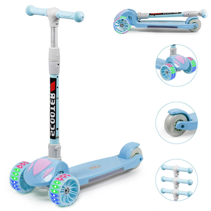 SISIGAD 102 Kick Scooter-Customizable comfort with adjustable handles, catering to the diverse ages and heights of our young riders.
