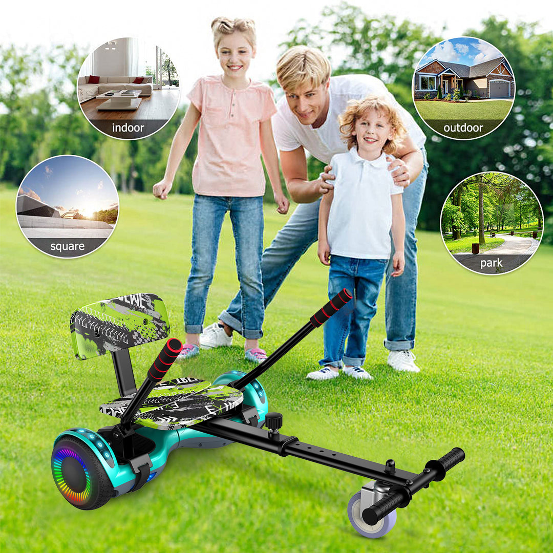 hoverboard kart set attachment|balancing scooter|SisigaSISIGAD 6.5" Hoverboard  A12+Kart 2 - SISIGAD