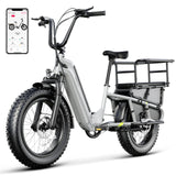 20'' Champ Ext Fat Tire Cargo E-Bike - SISIGAD